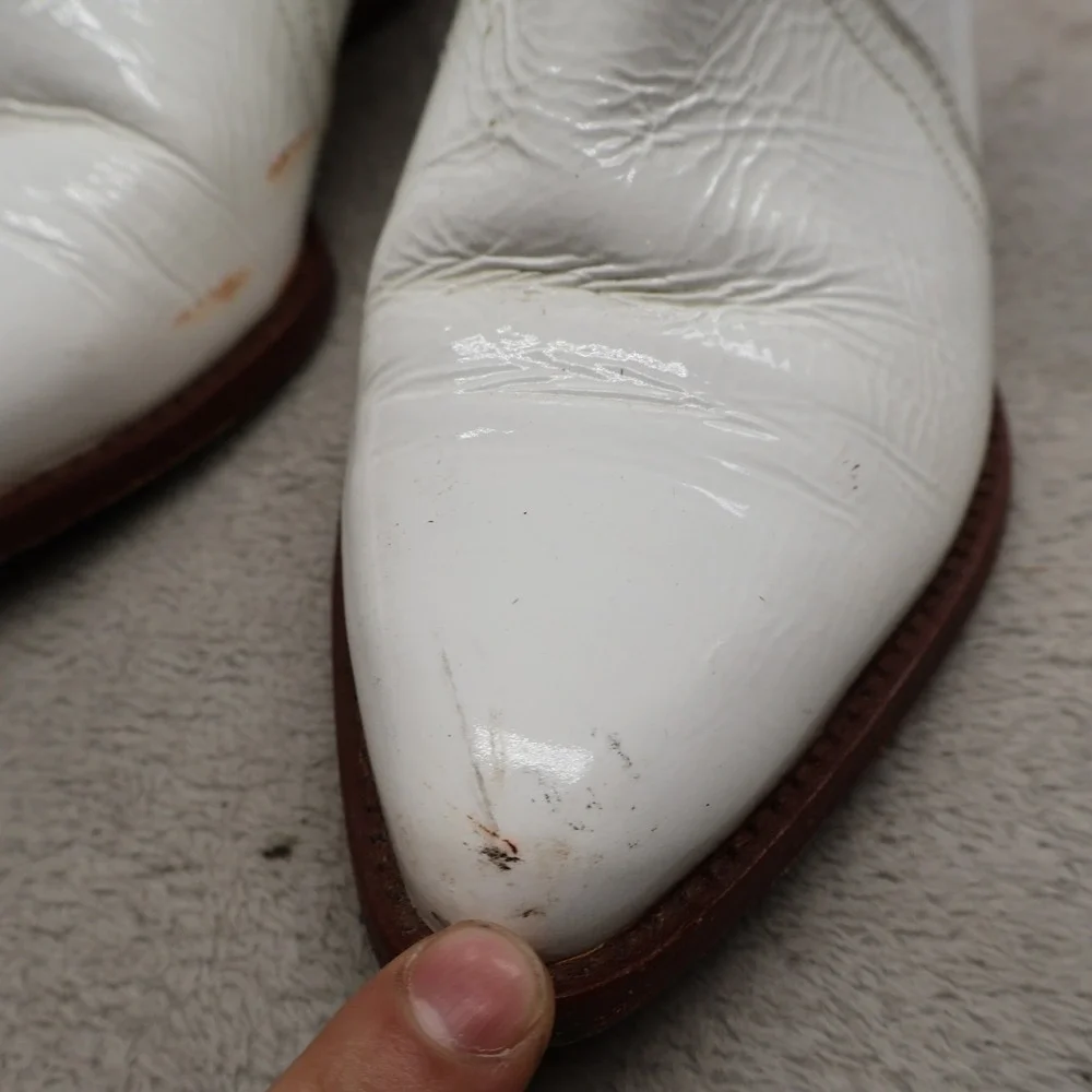 Free People Women 7.5 EU38 Ankle Boots White New Frontier Western 2823748 READ